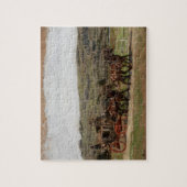 Stagecoach Old West Vintage Legpuzzel (Verticaal)
