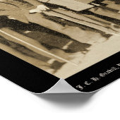 Stagecoach Omringd door Mensen SD 1890 Poster (Hoek)