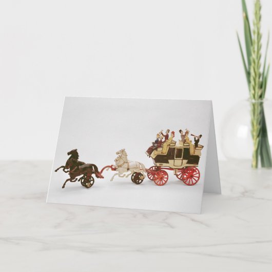 Stagecoach van het speelgoed kaart (Voorkant)