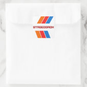 Stagecoach Vierkante Sticker (Tas)