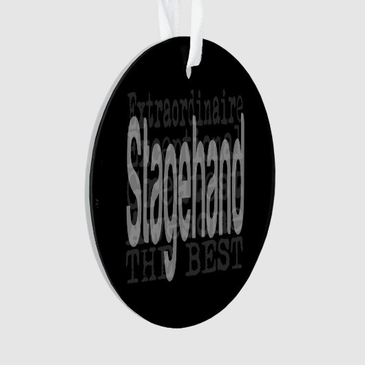 Stagehand Extraordinaire Ornament (voorkant)