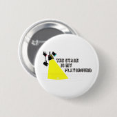 StageIsMyPlayground Ronde Button 5,7 Cm (Voorkant /achterkant)