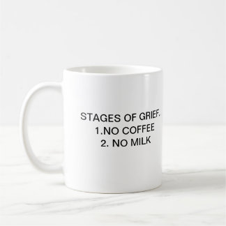 STAGES VAN DE GRIEF... 1.GEEN KOFFIE KOFFIEMOK
