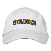 Stagger Unisex White verstelbaar Pet (Voorkant)