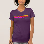Stagger Women's Paarse T-Shirt (Voorkant)