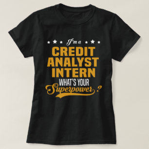 stagiair kredietanalist t-shirt