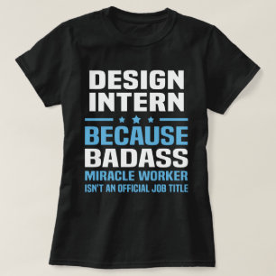 stagiair-ontwerpster t-shirt