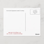 Stagiair van het dorp Har-Ber Briefkaart (Achterkant)