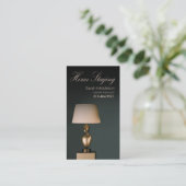 Staging thuis, interne ontwerpagent voor onroerend visitekaartje (Staand voorkant)