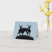 "Stags at Boldt Castle" kaart (Gele Bloem)