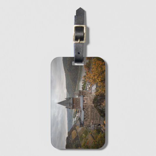 Stahleck Castle Bacharach Duitsland Bagagelabel (Voorkant (verticaal))