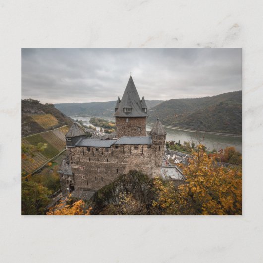 Stahleck Castle Bacharach Duitsland Briefkaart (Voorkant)