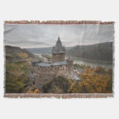 Stahleck Castle Bacharach Duitsland Deken (Voorkant)