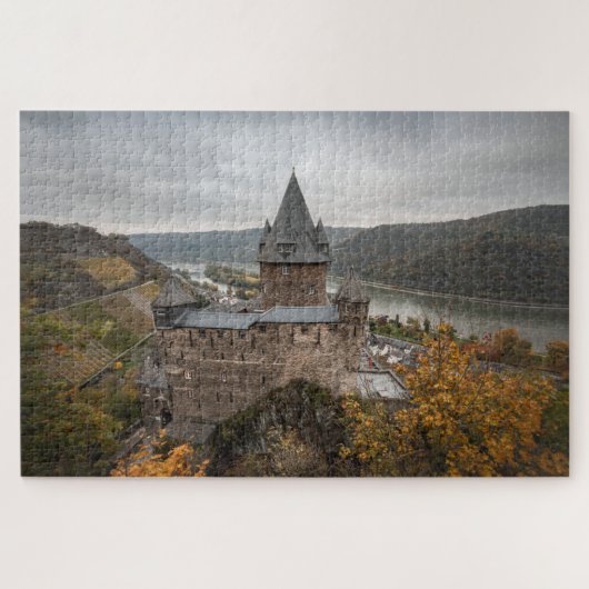 Stahleck Castle Bacharach Duitsland Legpuzzel (Horizontaal)