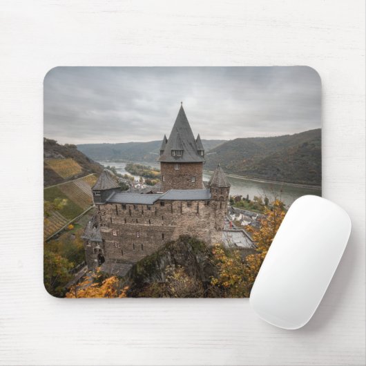 Stahleck Castle Bacharach Duitsland Muismat (Met muis)