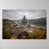 Stahleck Castle Bacharach Duitsland Poster (Voorkant)