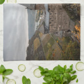 Stahleck Castle Bacharach Duitsland Theedoek (Gevouwen)