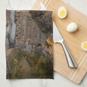 Stahleck Castle Bacharach Duitsland Theedoek (Quarter Fold)