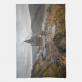 Stahleck Castle Bacharach Duitsland Theedoek (Verticaal)