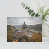 Stahleck Castle Bacharach Germany Card (Staand voorkant)