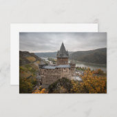 Stahleck Castle Bacharach Germany Card (Voorkant / Achterkant)