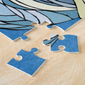 Stain Glass Blue Angel Legpuzzel (Zijkant)