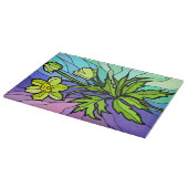 Stain Glass Daisies Cutting Board Snijplank (Hoek)