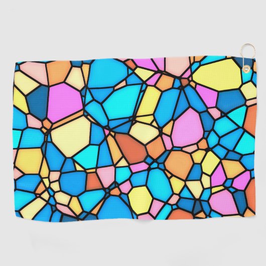 Stain Glass Lite Golfhanddoek (Horizontaal)