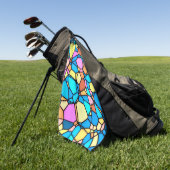 Stain Glass Lite Golfhanddoek (Groen)