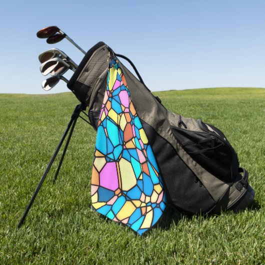 Stain Glass Lite Golfhanddoek (Groen)