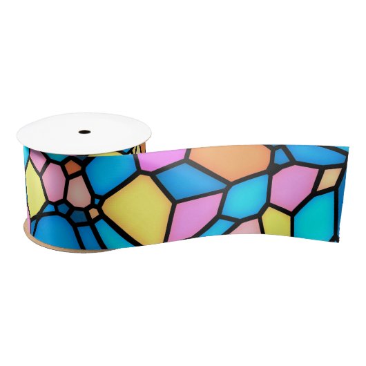 Stain Glass Lite Satijnen Lint (Spoel)