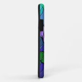 Stain Glass Paarse Flower iPhone 5G Hoesje (Achterkant/rechts)