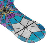 Stain Glass Ray Blue en Paars Snijplank (Hoek)