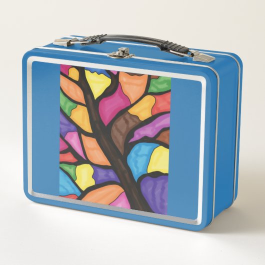 Stain glass tree art  (Voorkant)