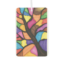 Stain glass tree art  luchtverfrisser