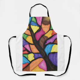 Stain glass tree art  schort