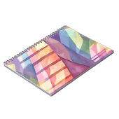 Stained Glass | Abstract Colorful Contemporary Art Notitieboek (Linkerzijde)