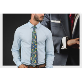 Stained glass and dove classic neck tie stropdas