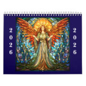 stained glass angels 2026 kalender (Hoes)