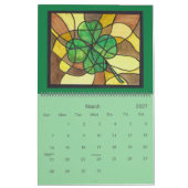 Stained Glass Art Calendar Kalender (Mar 2027)