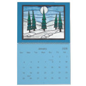 Stained Glass Art Calendar Kalender (Jan 2026)