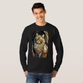 Stained Glass Buff Cat T-shirt (Voorkant volledig)