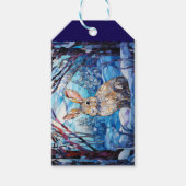 Stained Glass Bunny Cadeaulabel (Voorkant)