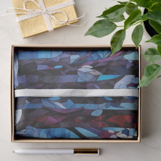 Stained Glass Bunny Tissuepapier (Geschenk)