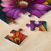 Stained Glass Butterfly Legpuzzel (Zijkant)