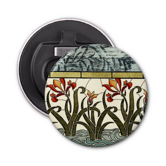 Stained Glass Button Flesopener (Voorkant)