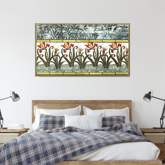 Stained Glass Canvas Afdruk (Insitu (Slaapkamer))