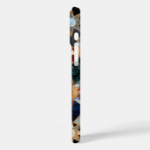 Stained Glass Celestial iPhone Case Moon Stars  (Achterkant / Links)