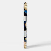 Stained Glass Celestial iPhone Case Moon Stars  (Achterkant / Rechts)