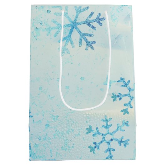 Stained-Glass Christmas Grey Tabby In Green Hat Medium Cadeauzakje (Achterkant)